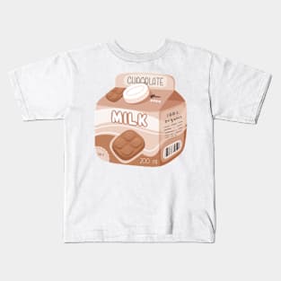 Cute kawaii milk cartons Kids T-Shirt